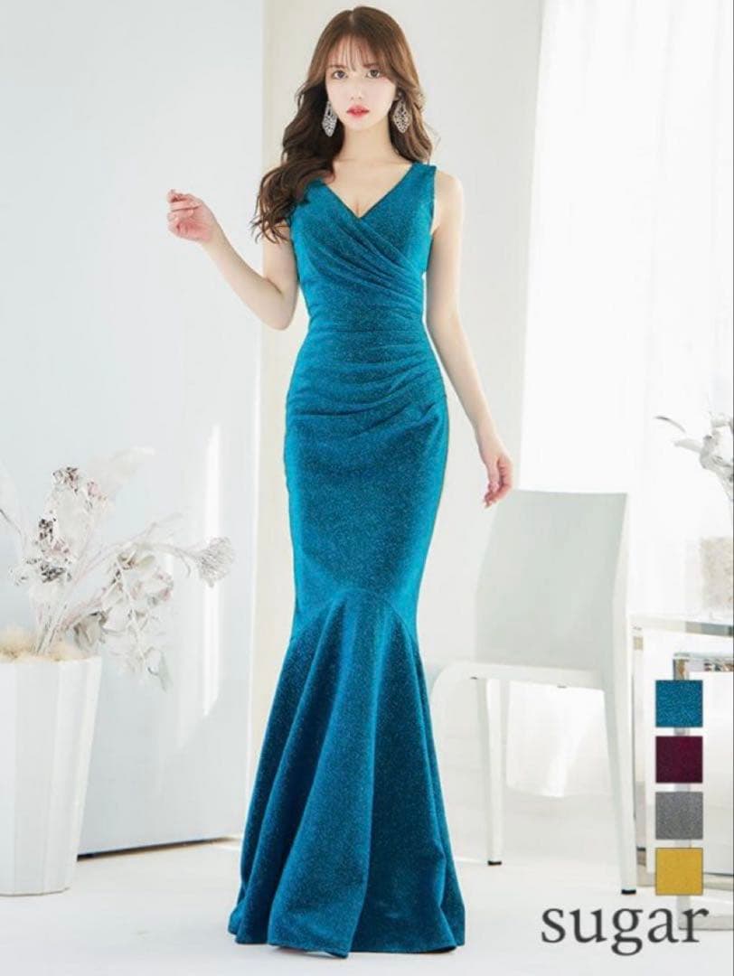 sugar UNA VALERIE ウナヴァレリェマーメイドロングドレス　M