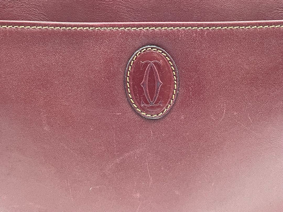 【S】Cartier カルティエ マストライン レザーブリーフケースA4