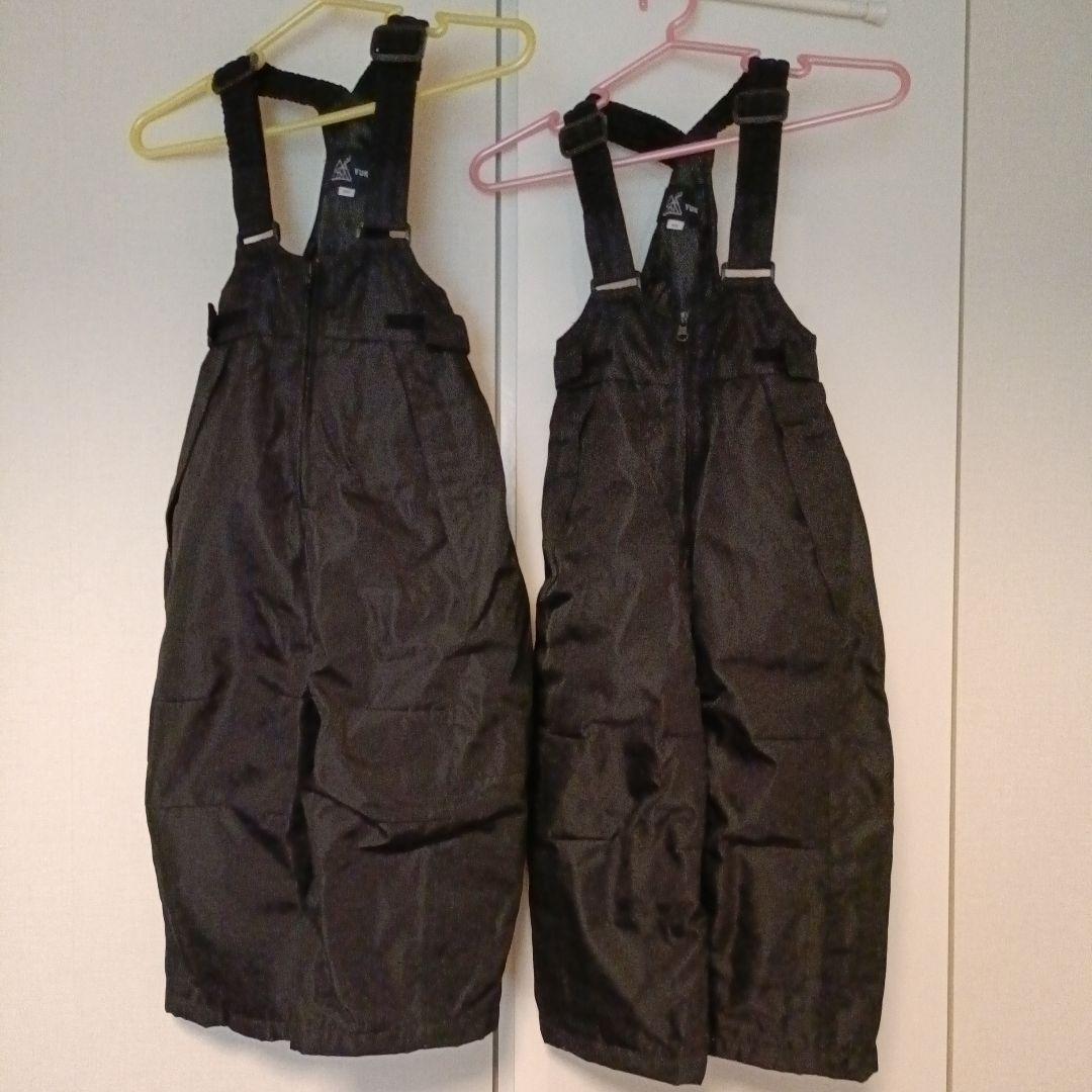 【2つセット】yukスノーウェア上下(100cm)