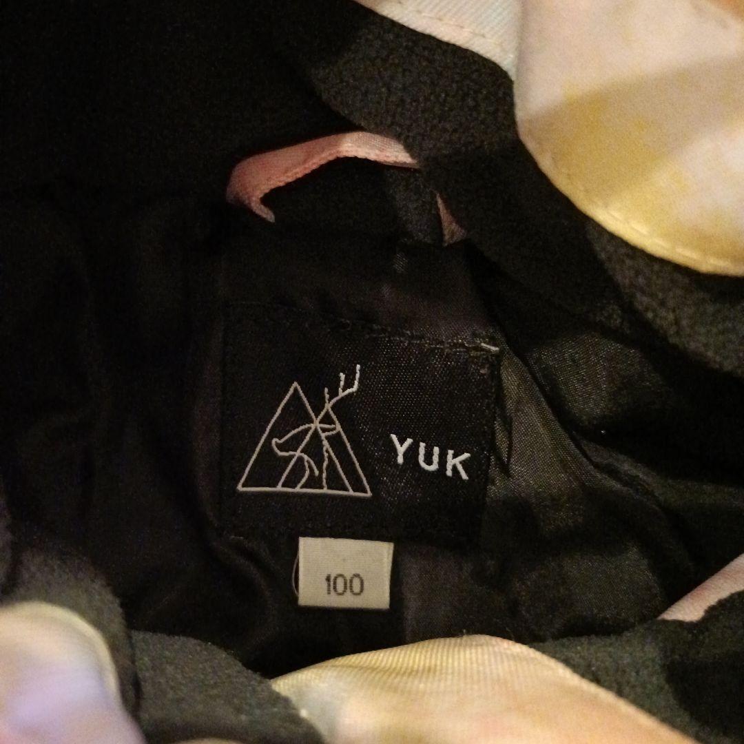 【2つセット】yukスノーウェア上下(100cm)