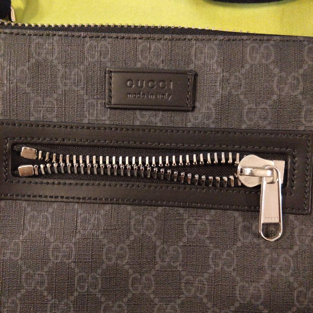 GUCCI グッチダークグレー ショルダーバッグ