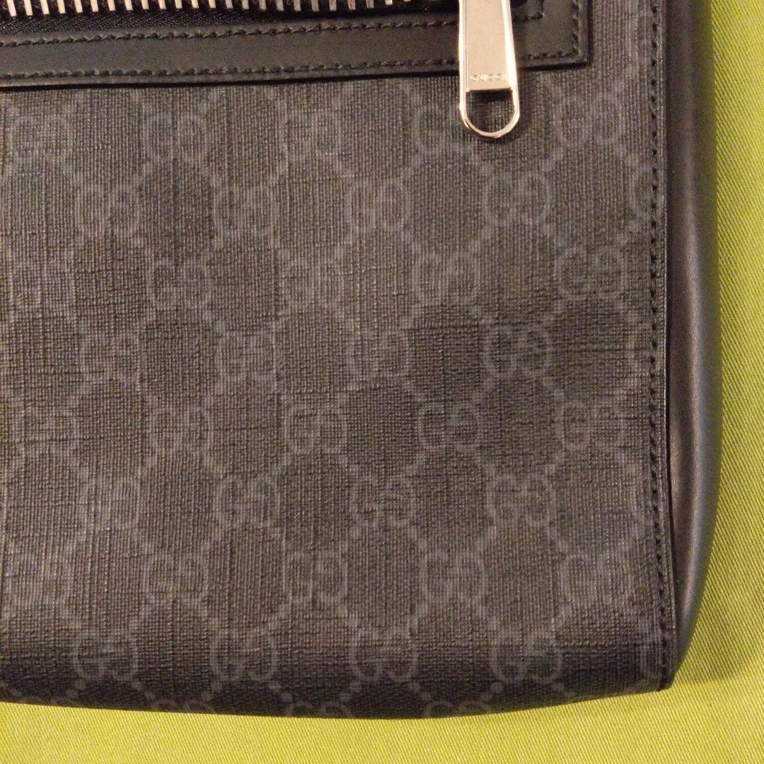 GUCCI グッチダークグレー ショルダーバッグ