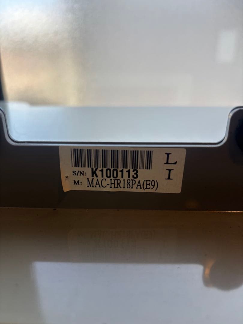 窓用エアコン モリタ MORITA MAC-R18PA