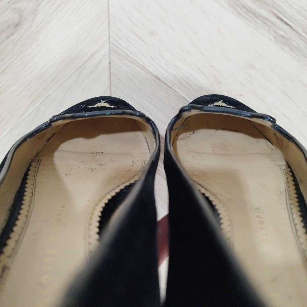 シャーロット オリンピア ベロア キティフラット シューズ 猫 イタリア製