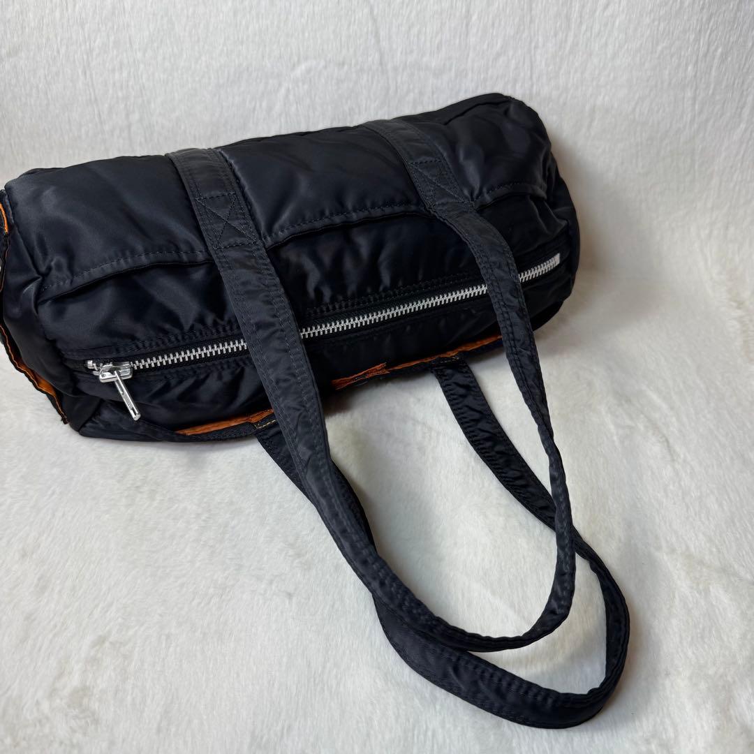 美品　PORTER　ポーター　タンカー　ミニ ボストンバッグ ブラック