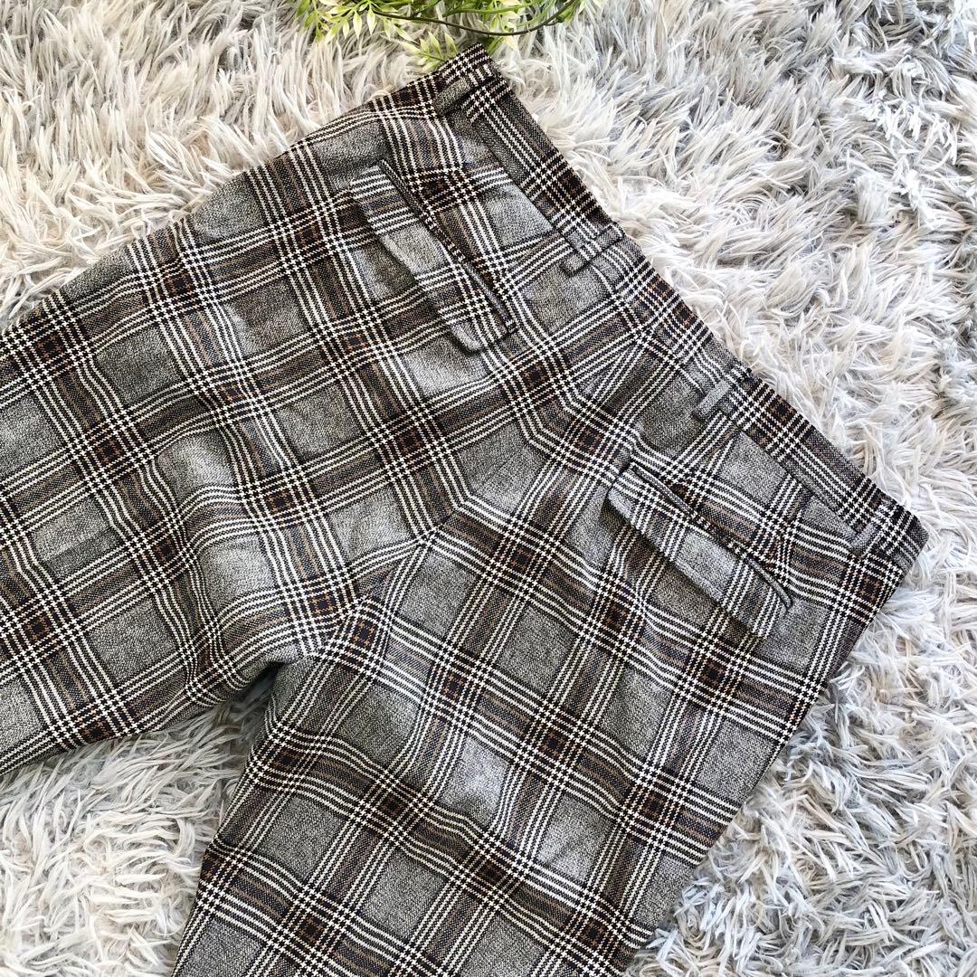 GUCCI メンズ セットアップ スーツ 48R M相当 チェック柄 美品上下付