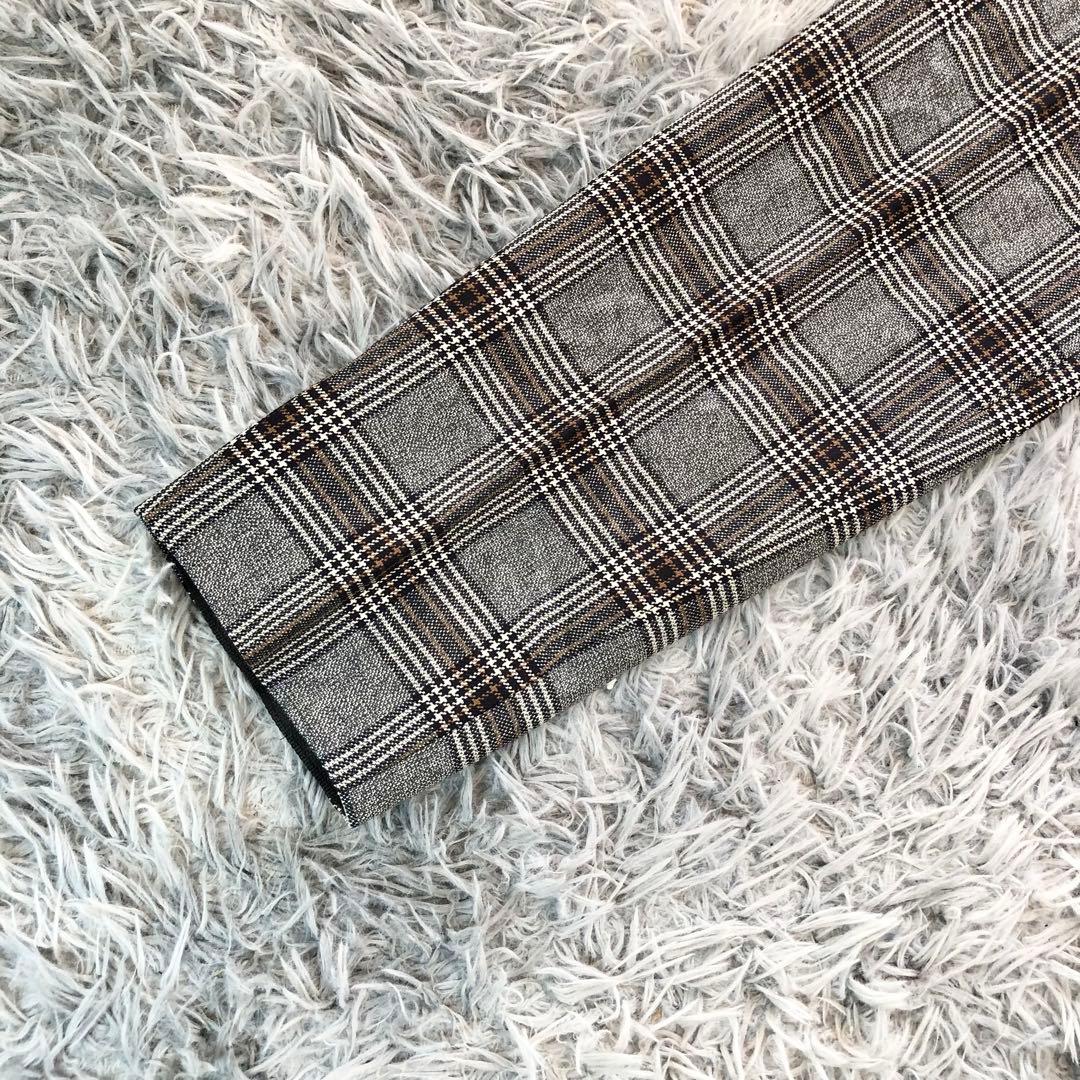 GUCCI メンズ セットアップ スーツ 48R M相当 チェック柄 美品上下付