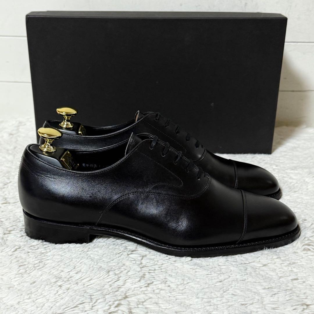 ⭐️極美品⭐️　三陽山長　友二郎　ビジネスシューズ　ブラック　Q7402