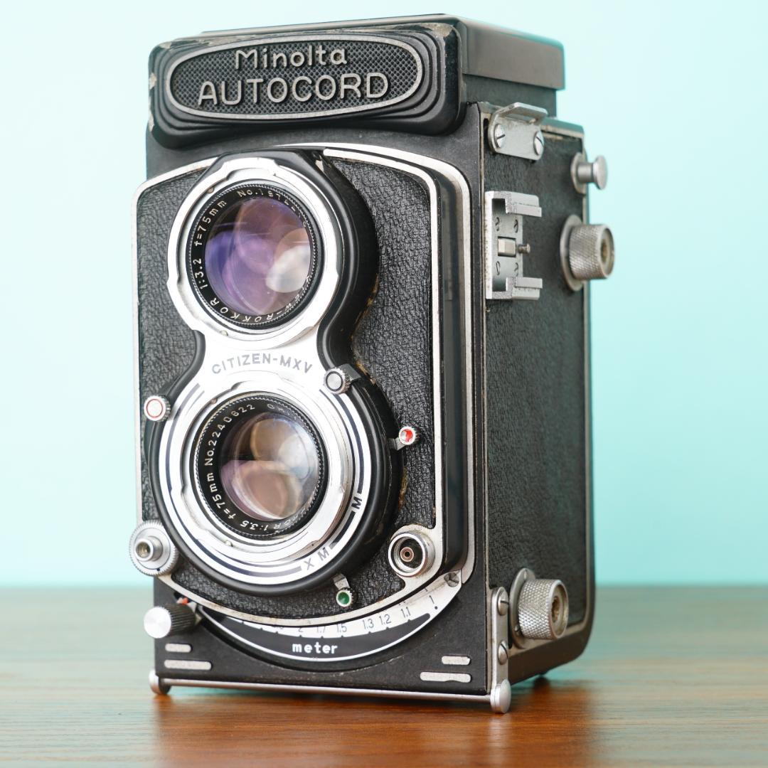 完動品◎ミノルタ AUTOCORD 二眼レフ フィルムカメラ #52