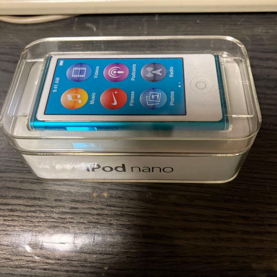 iPod nano 16GB青色 第7世代元箱付き新品未使用品