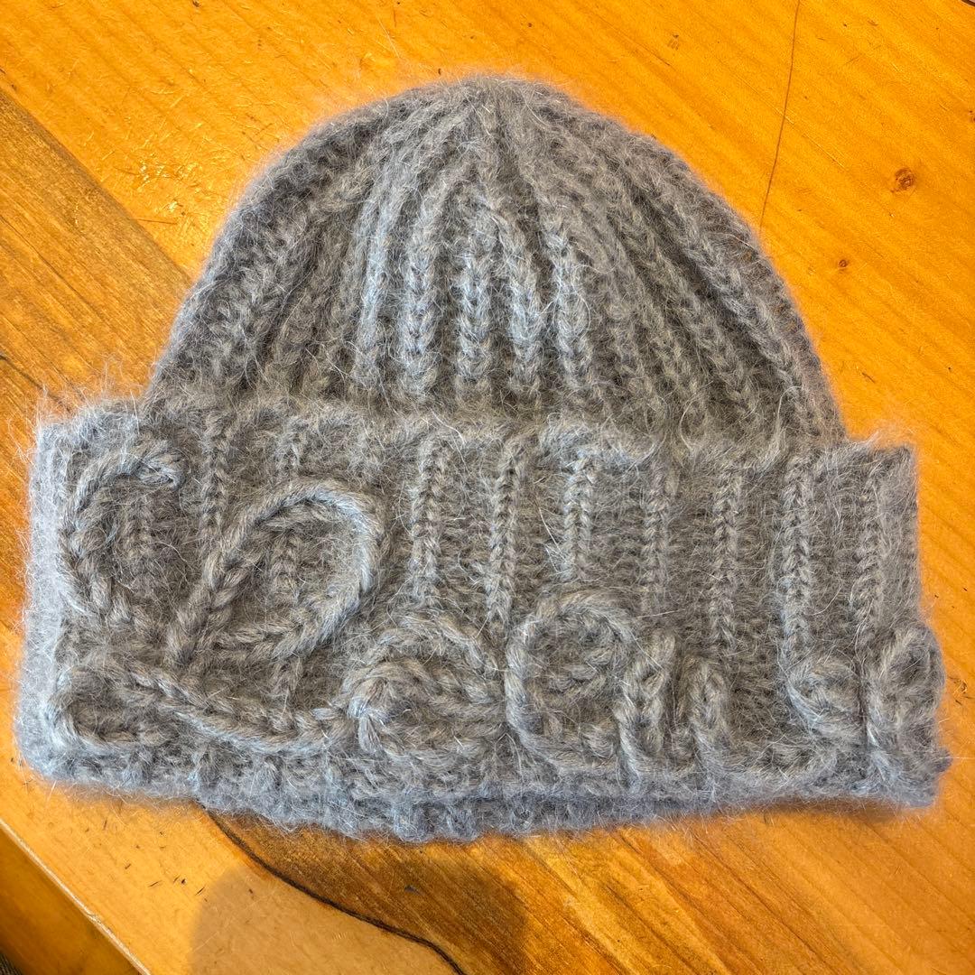 LOEWE ニット帽　グレー