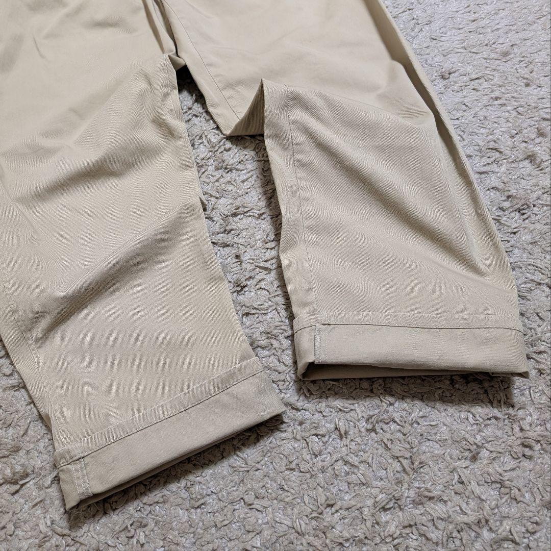 90s ラルフローレン USA製 初期タグ 2タック ポロチノ ベージュ W36