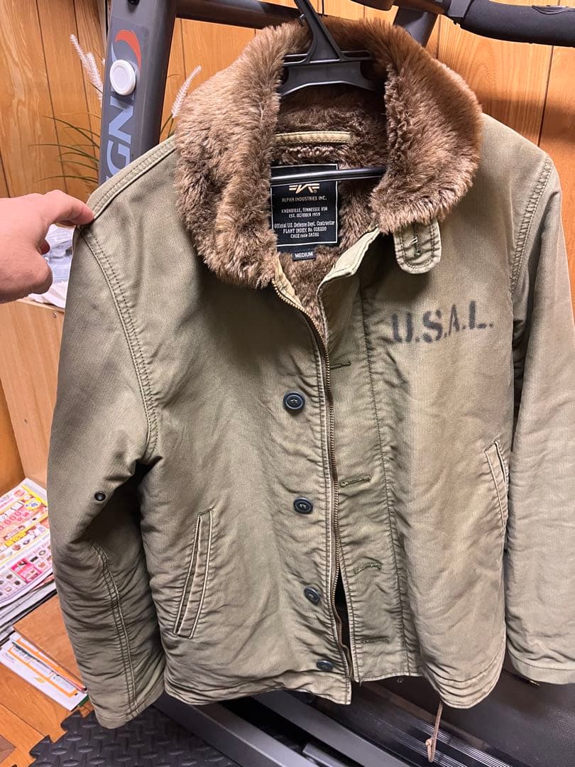 アルファ　n1 n-1 デッキジャケットM