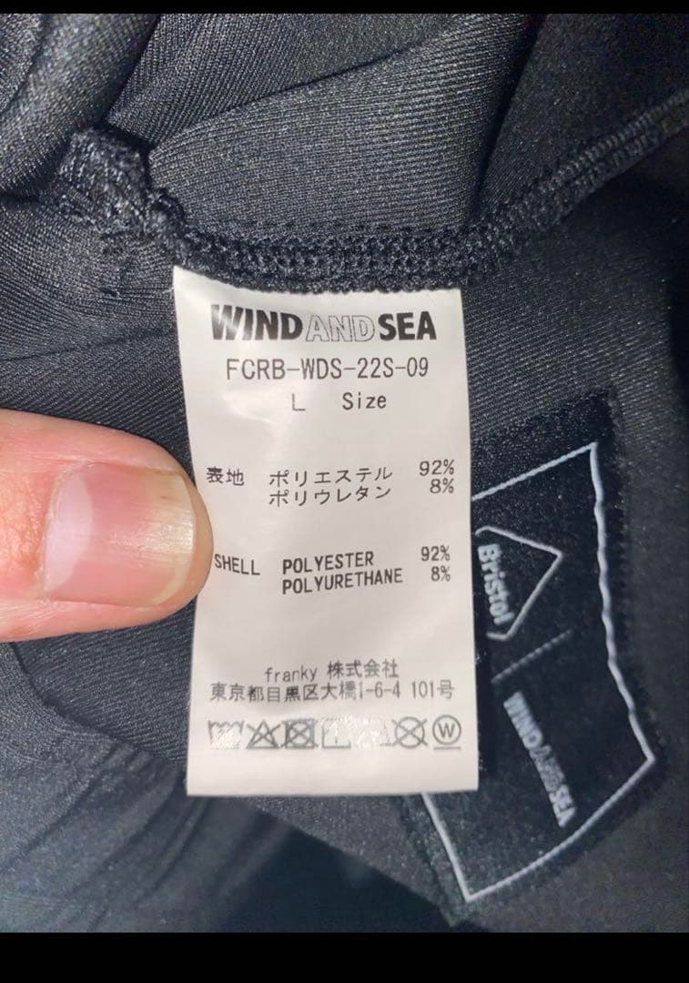 FCRB×ウィンダンシー ショートパンツ SEA ハーフパンツ黒　ブラック