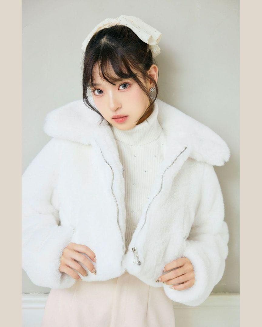 michellMacaron ミシェルマカロン フェイクファーコート