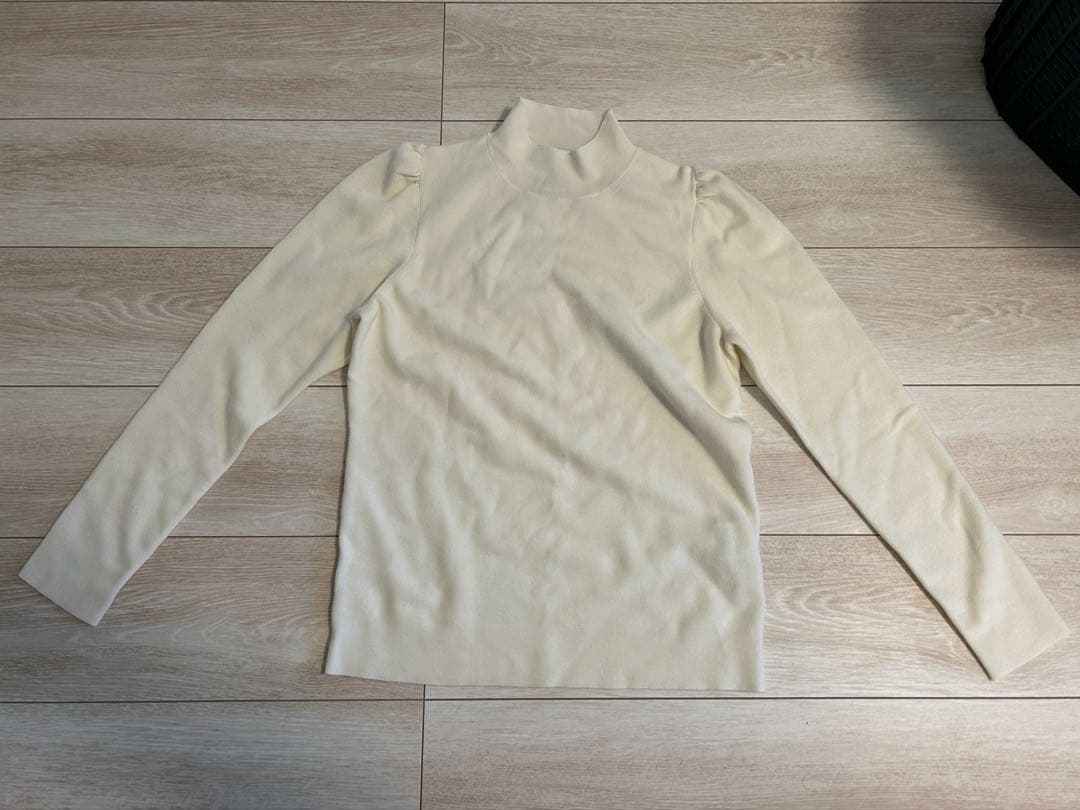 ANAYI フルニードルギャザースリーブ プルオーバー