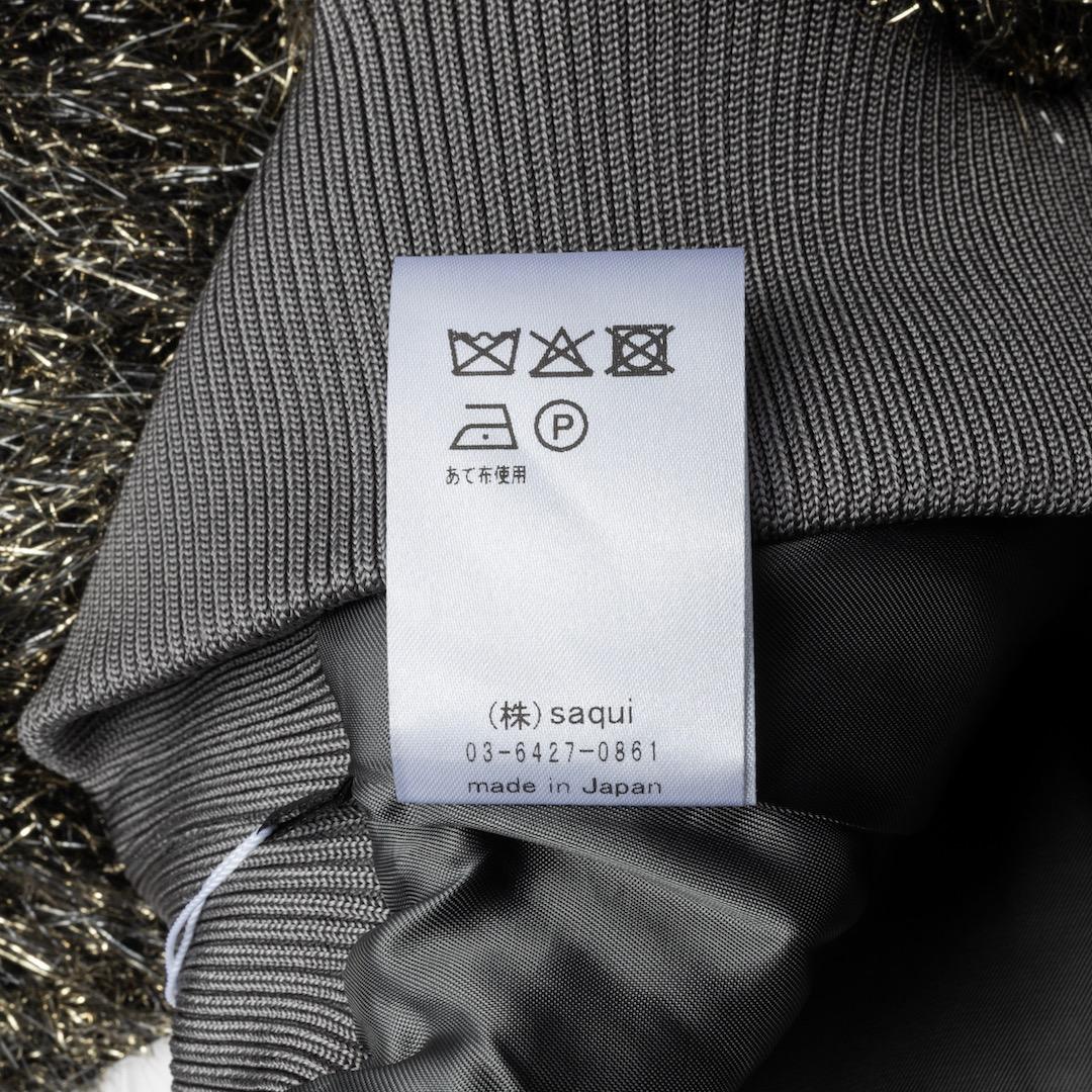 今期 saqui サキ 25AW GOLD SHAGGY BLOUSON 38