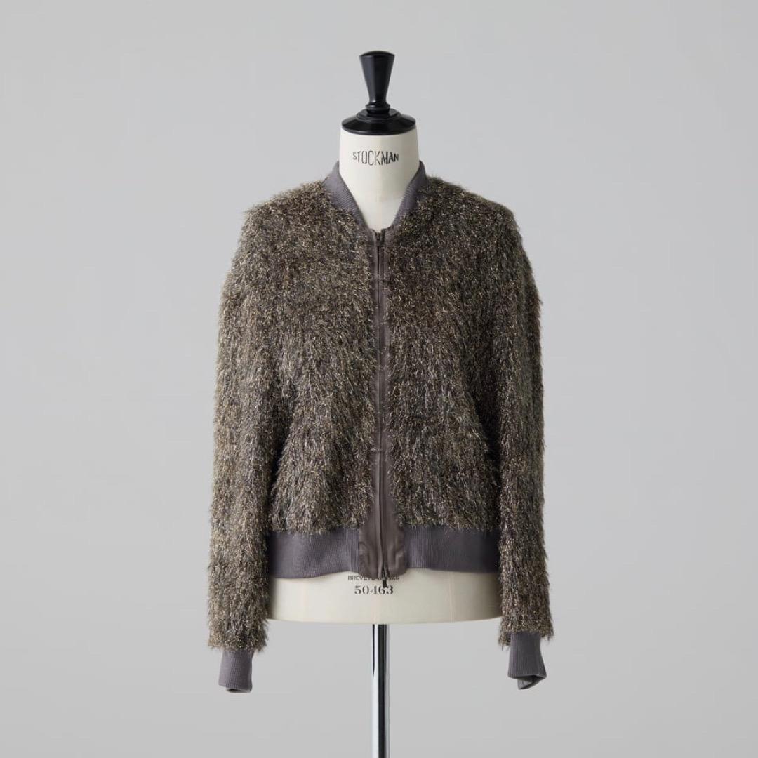 今期 saqui サキ 25AW GOLD SHAGGY BLOUSON 38