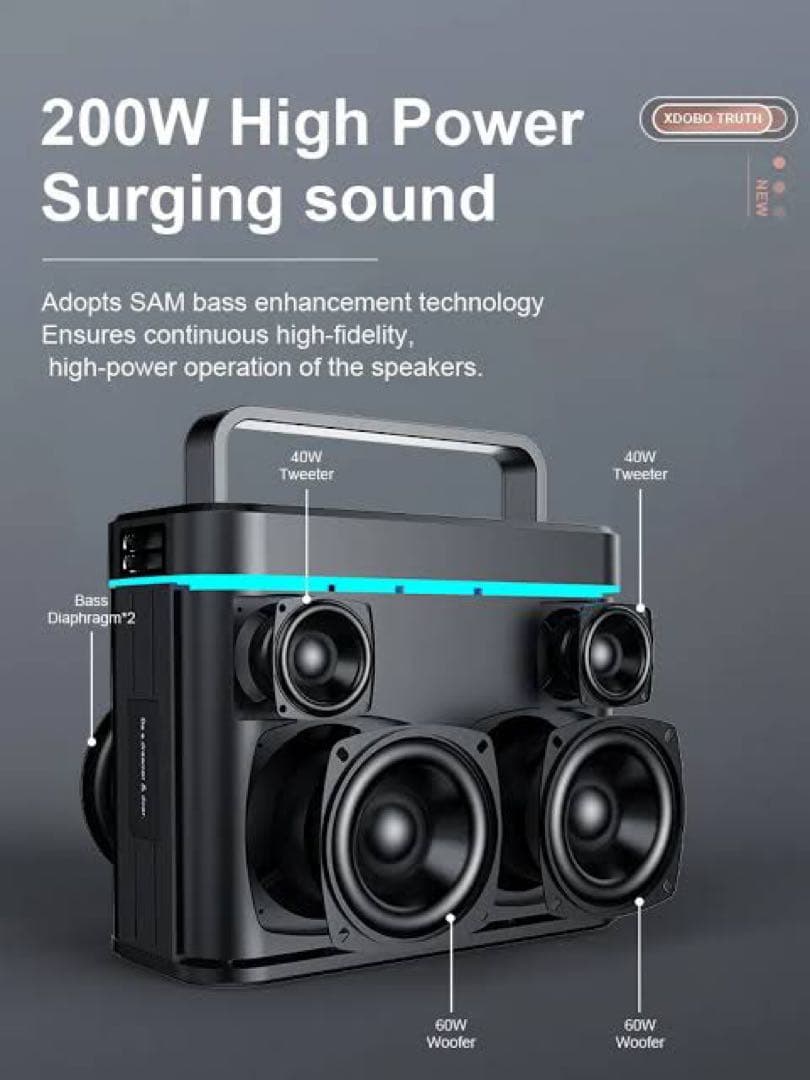 xdobo TRUTH ワイヤレススピーカー