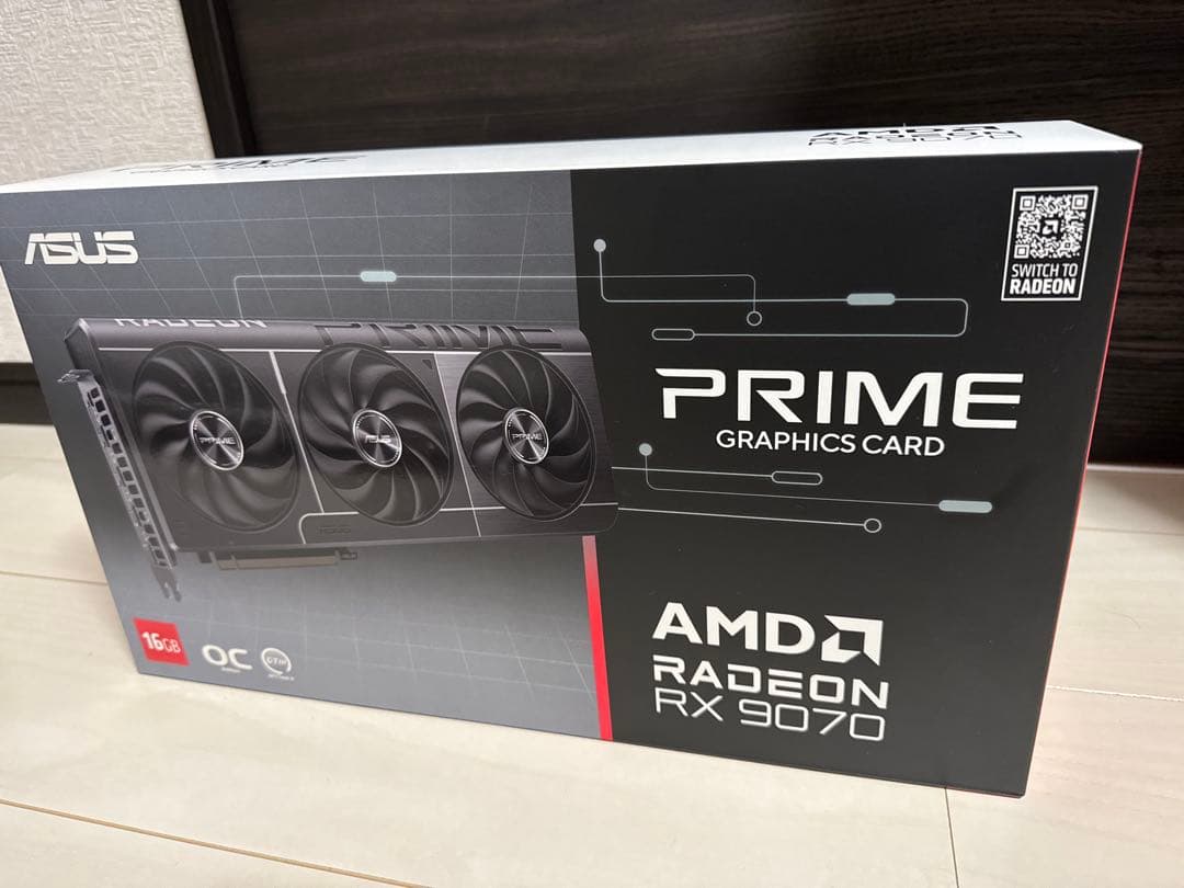 グラフィックボード・グラボ・ビデオカード ASUS Prime Radeon RX 9070 OC Edition