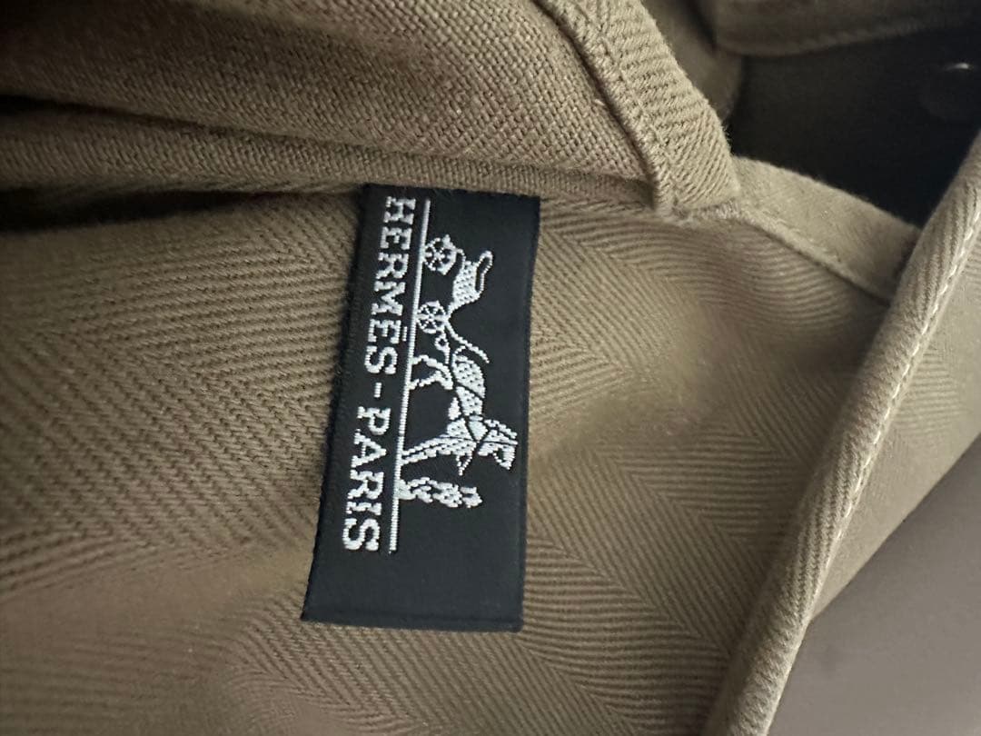 HERMES ヴァルパライソMM ブラウン スエード ハンドバッグ