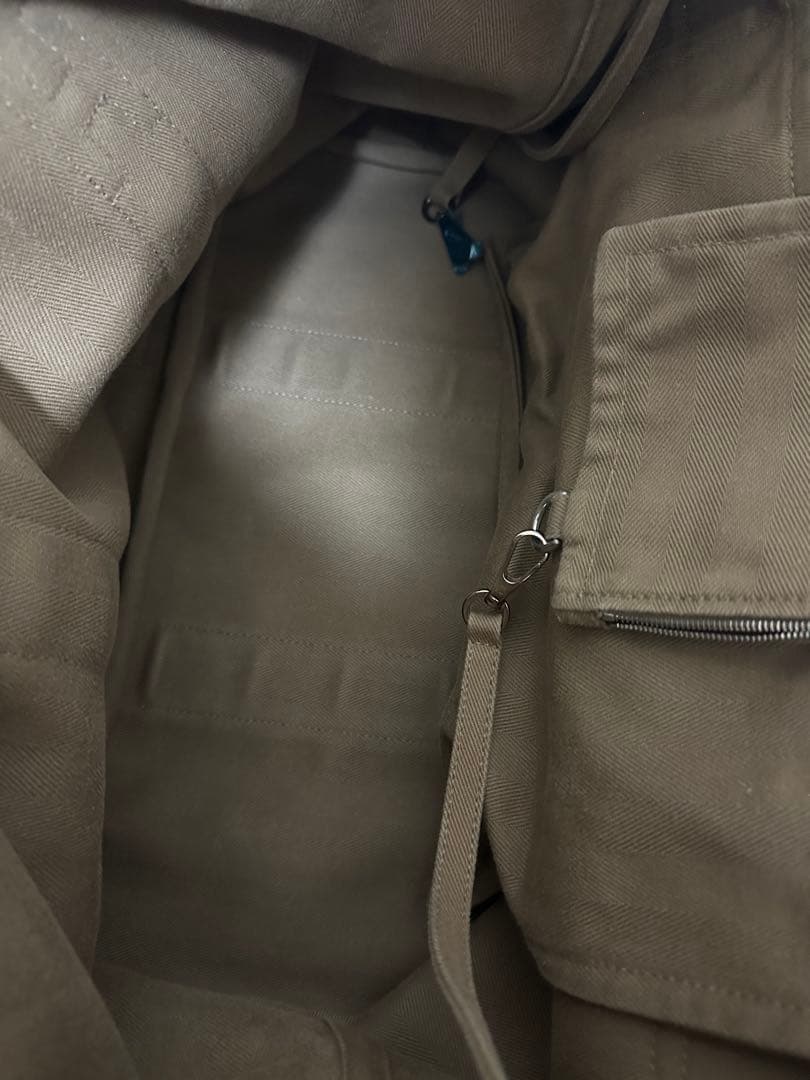 HERMES ヴァルパライソMM ブラウン スエード ハンドバッグ