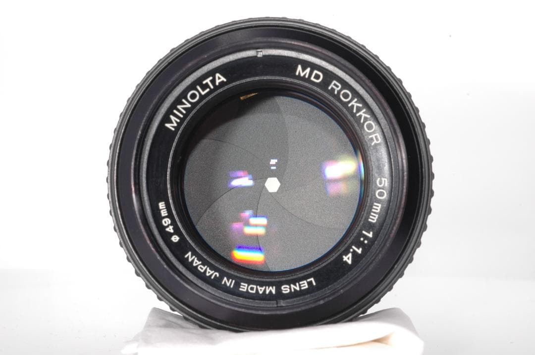 極美品☆保証 Minolta MD Rokkor 50mm F1.4 レンズ