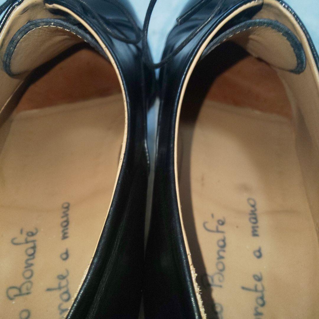 Enzo Bonafe ストレートチップ 6 1/2 ブラック