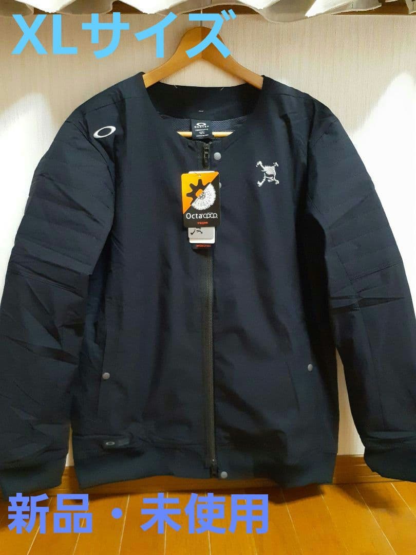 最終値下げ。オークリー　ナイロンジャケット　XL　ブラック　新品