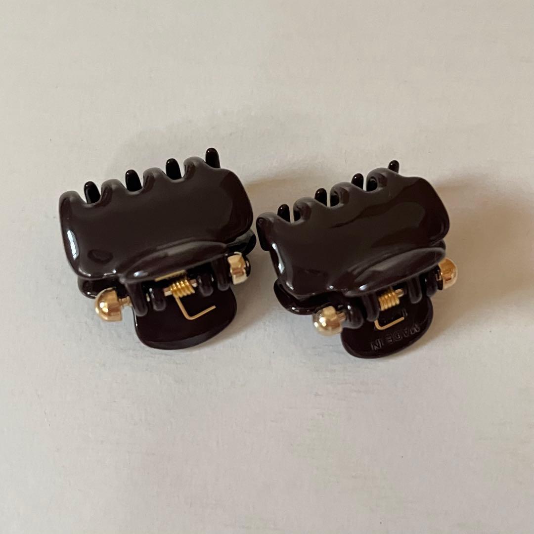 plage undo CLAW CLIP ヘアクリップ ブラウン