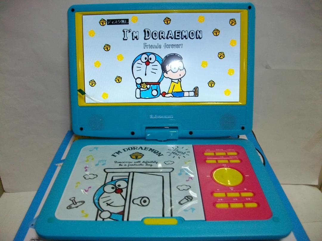 ドラえもん 9inchDVDプレーヤー PDVD-V09DORA 新品同様