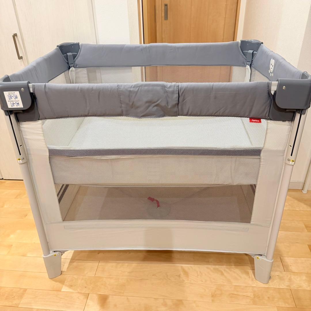 【Aprica】ココネルエアー　AB グレー　ベアー