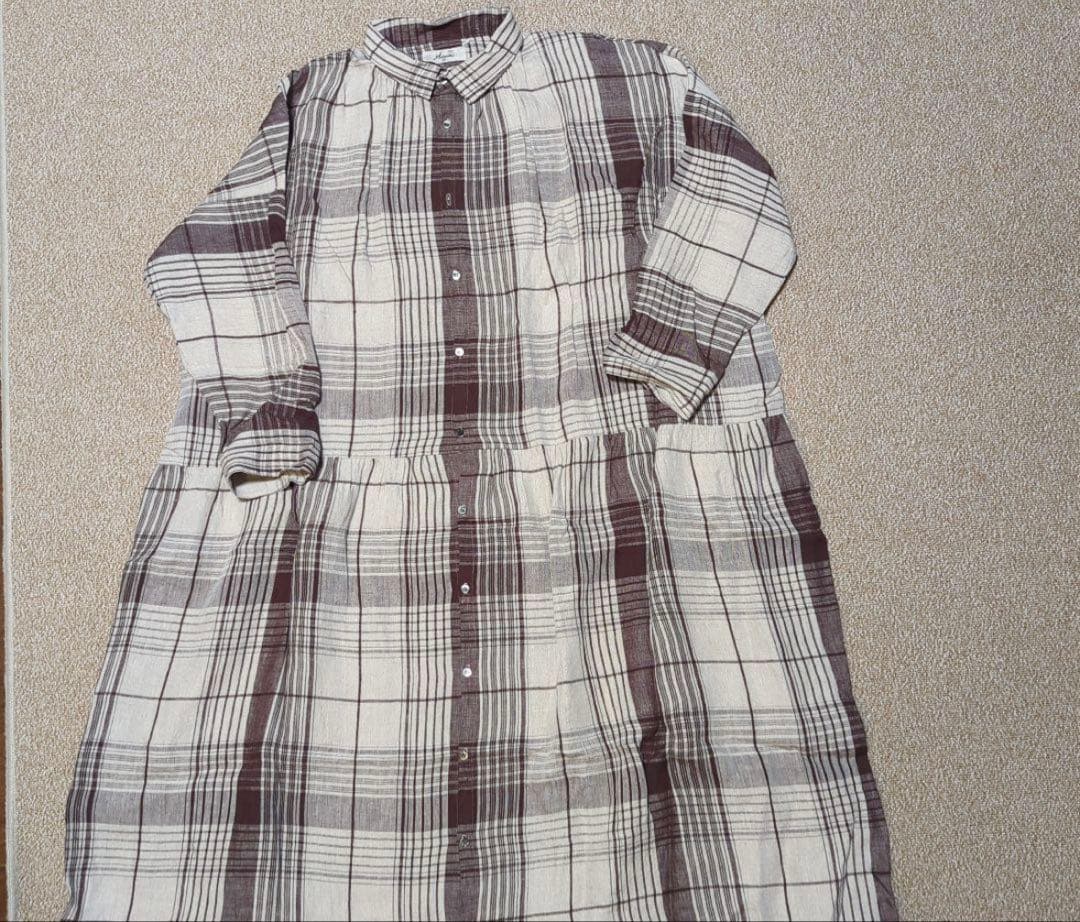 ichi antiques リネンワンピース