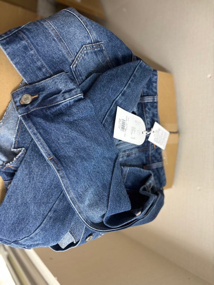 ダーリッチ ドッキングデザインデニムショートパンツ