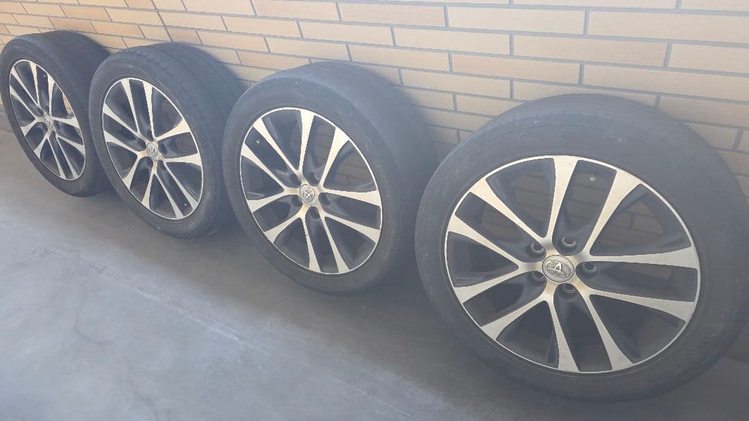 【引取のみ】50系エスティマ純正 18インチ ホイール4本セット