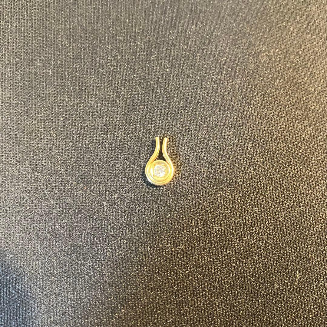 K18 ペンダントトップ ネックレストップ ダイヤモンド