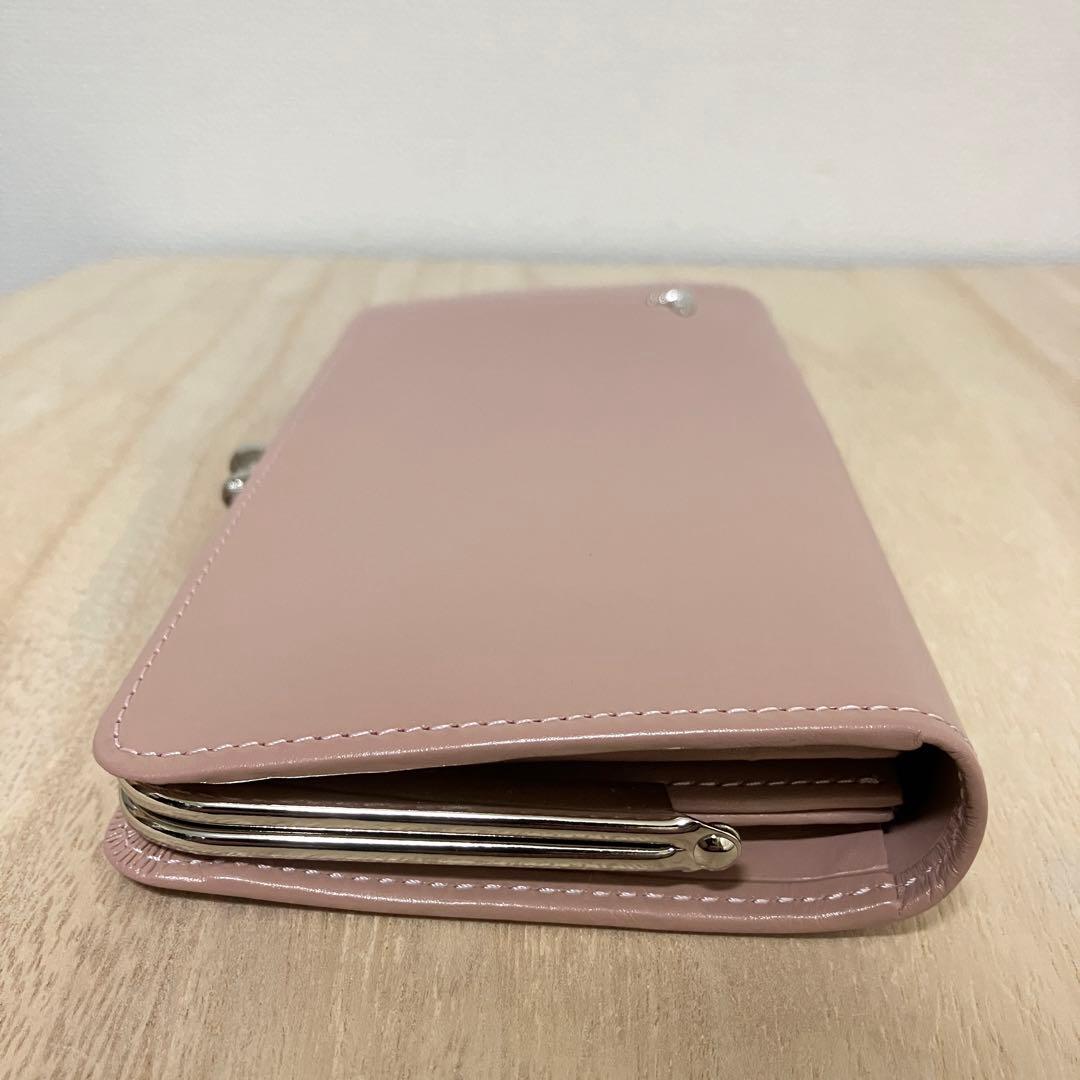 訳あり極美品✨Vivienne Westwood✨がま口長財布✨ピンク