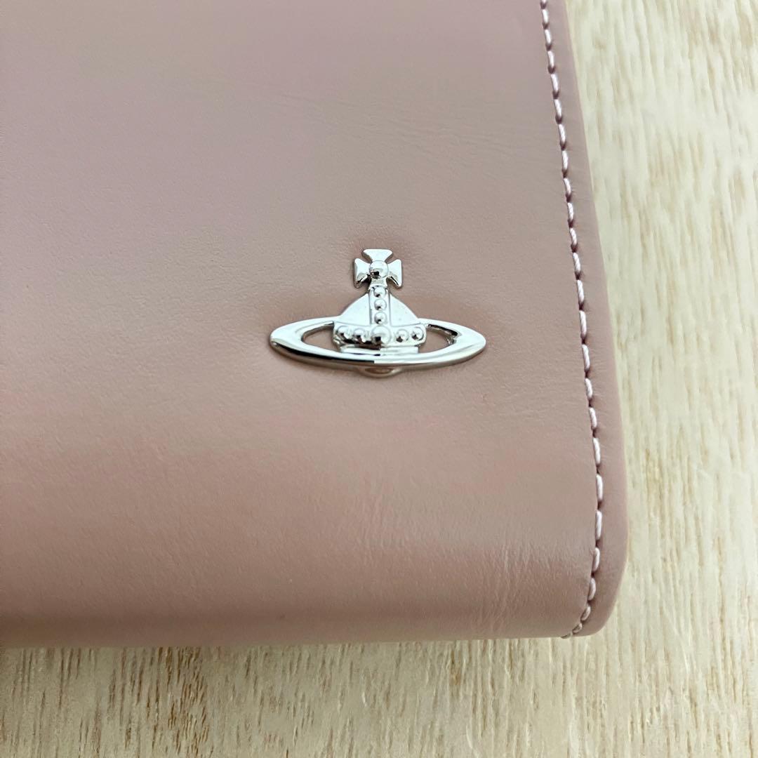 訳あり極美品✨Vivienne Westwood✨がま口長財布✨ピンク