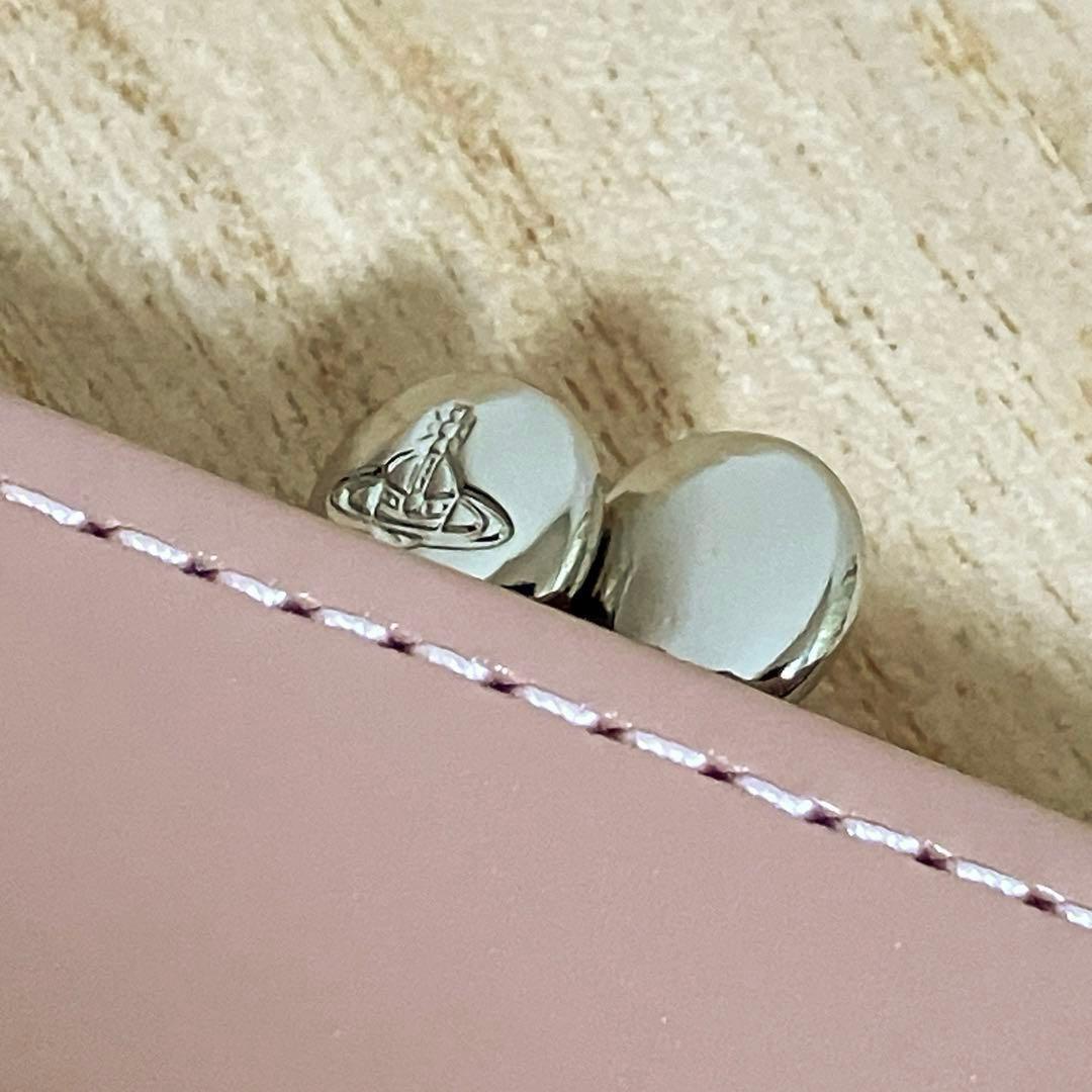 訳あり極美品✨Vivienne Westwood✨がま口長財布✨ピンク
