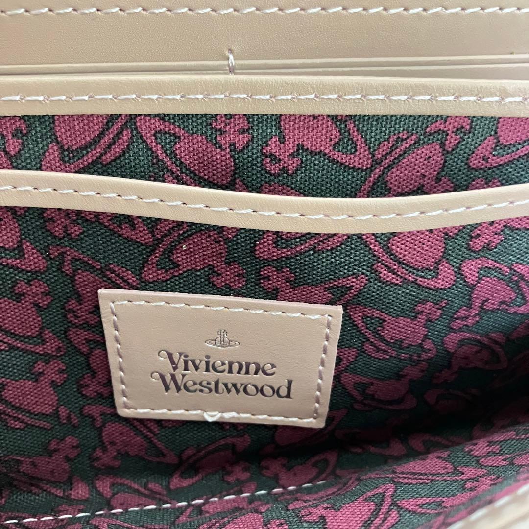訳あり極美品✨Vivienne Westwood✨がま口長財布✨ピンク