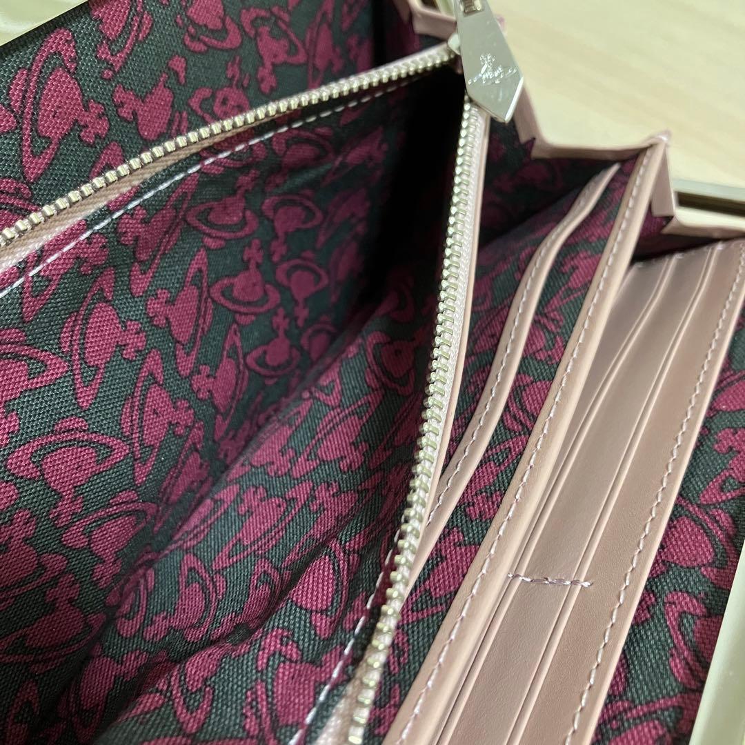 訳あり極美品✨Vivienne Westwood✨がま口長財布✨ピンク