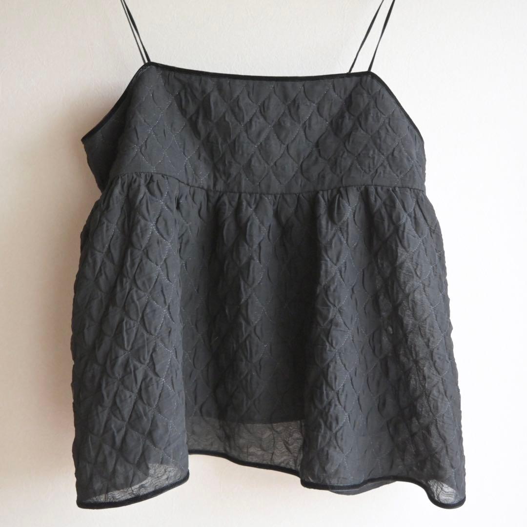 【未使用に近い】イエナ　フクレジャガードキャミトップブラウス