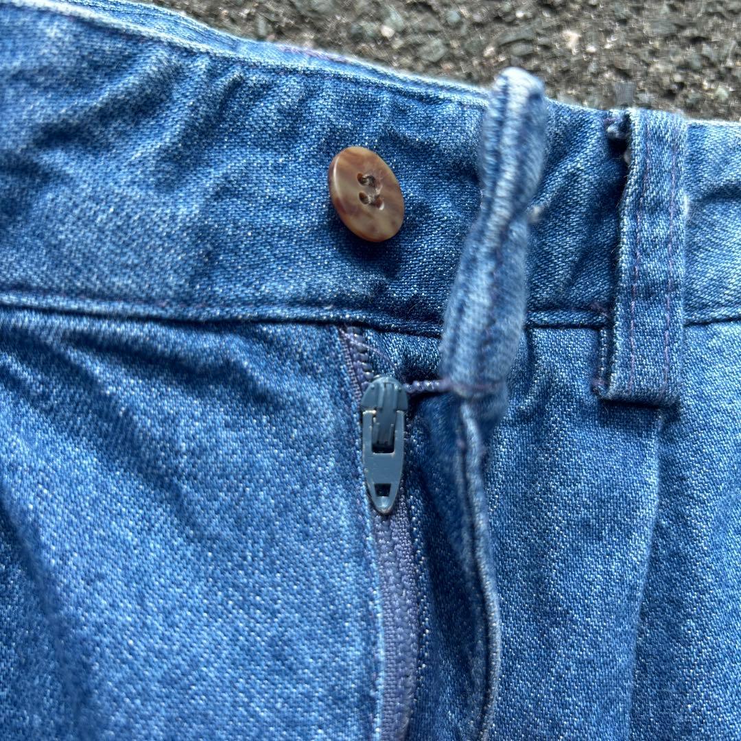 極太 2tuck 90s RUFF HEWN デニムスラックス ロケットタロン