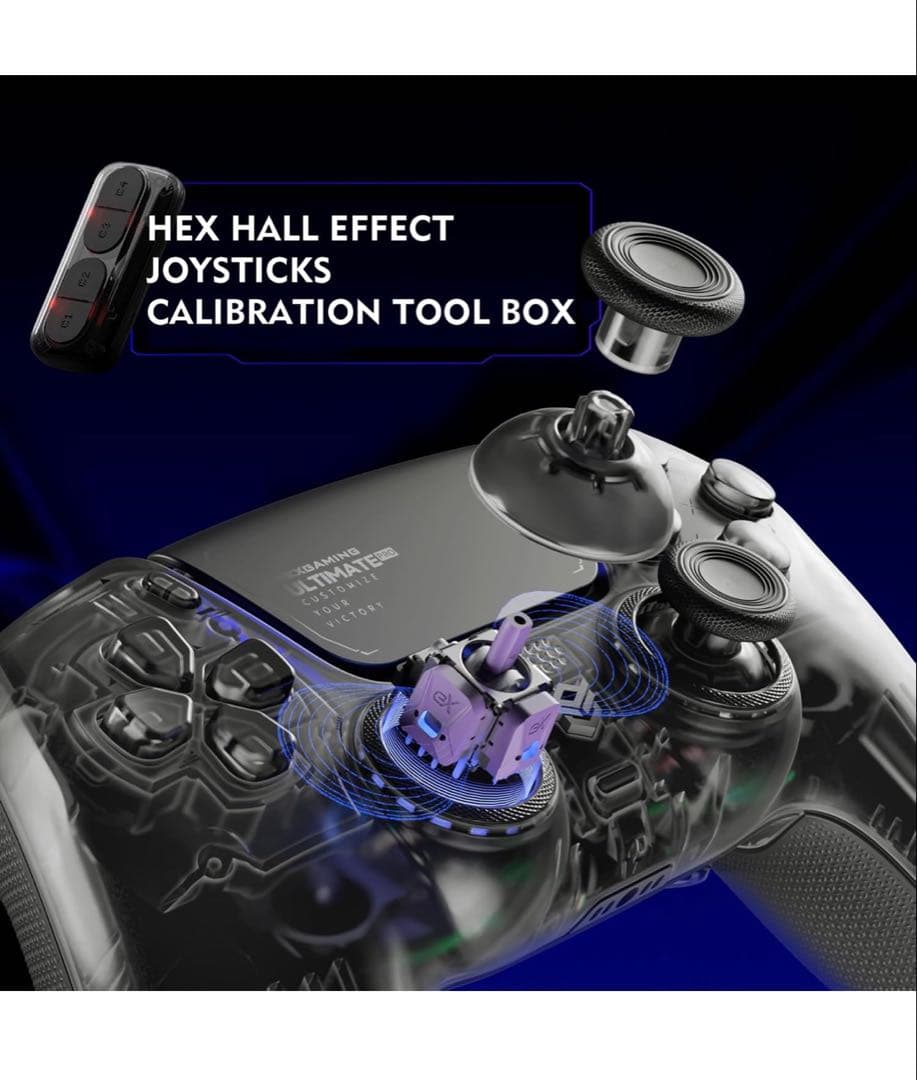 HEXGAMING ULTIMATE PRO ゲーミングコントローラー PS5