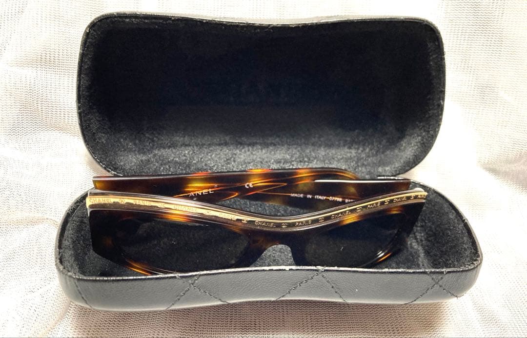 CHANEL シャネルココマーク 鼈甲柄サングラス