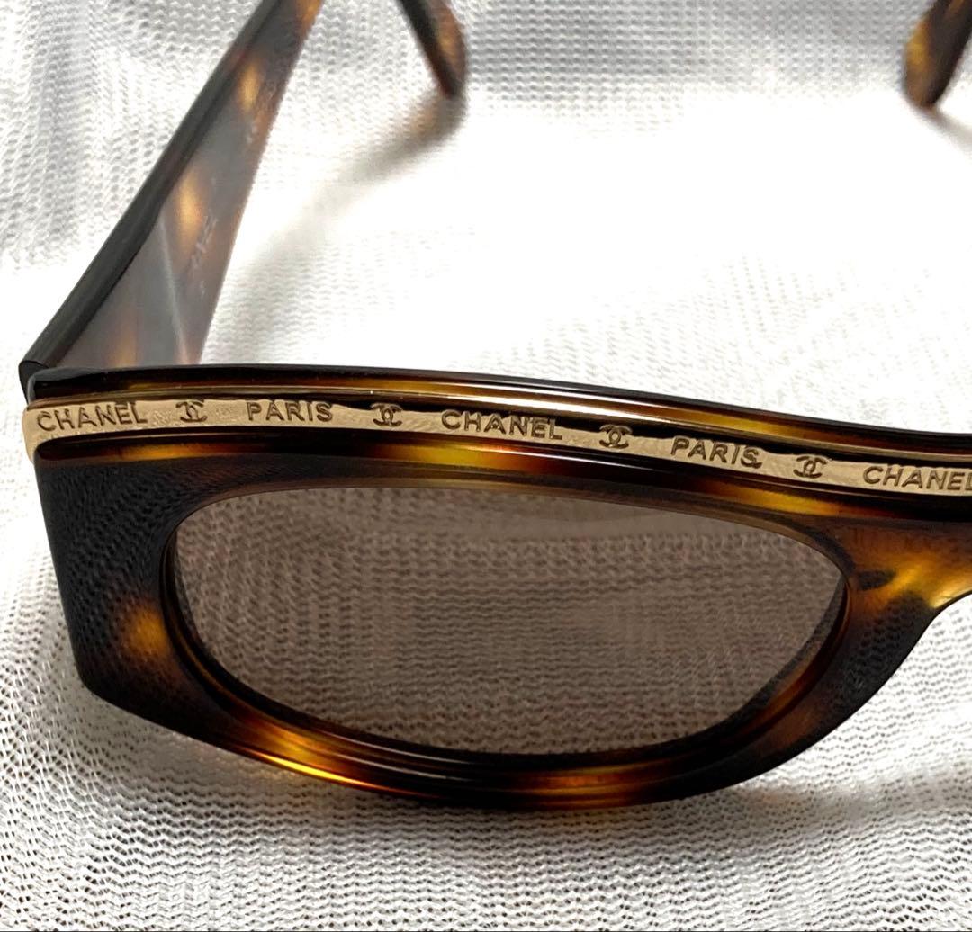 CHANEL シャネルココマーク 鼈甲柄サングラス