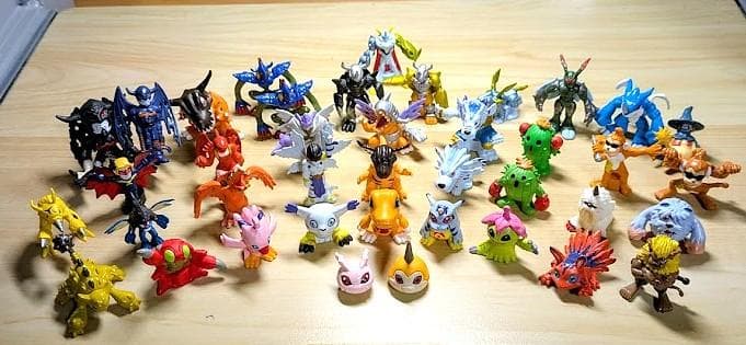 デジモン　ガシャポンフィギュア＋食玩・ミニフィギュア　40体セット