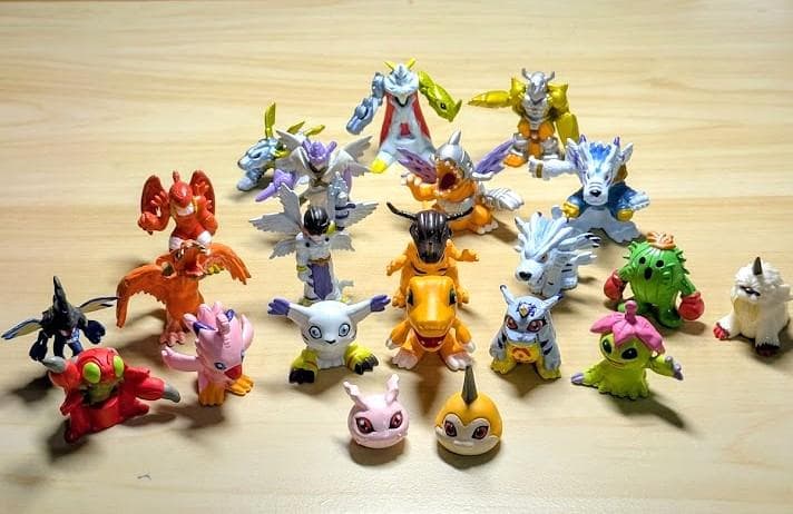デジモン　ガシャポンフィギュア＋食玩・ミニフィギュア　40体セット