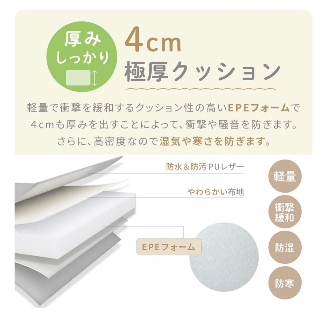 ケラッタ プレイマット200×140 厚み4センチ