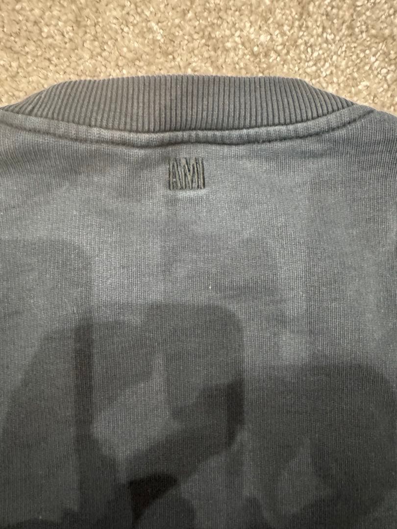 【美品】ami スウェットMサイズ ネイビー